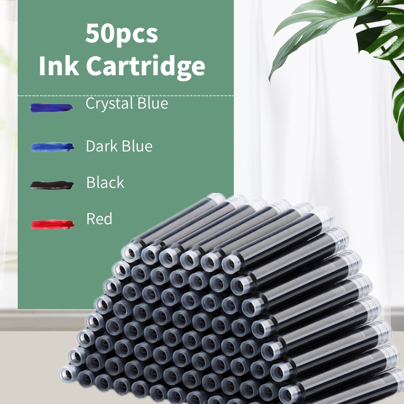 Gel Ink Pen Set - 2.6/3.4mm Disposable Fountain Pen Ink Cartridge
