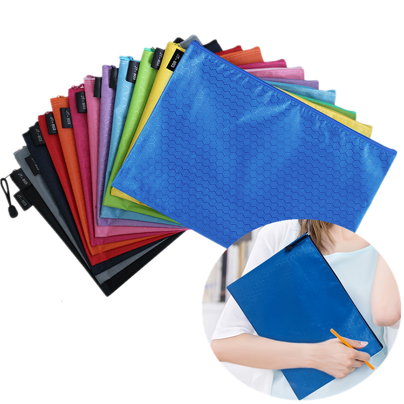 File Folder Hanging - large capacity A4 Zipper Bag Waterproof