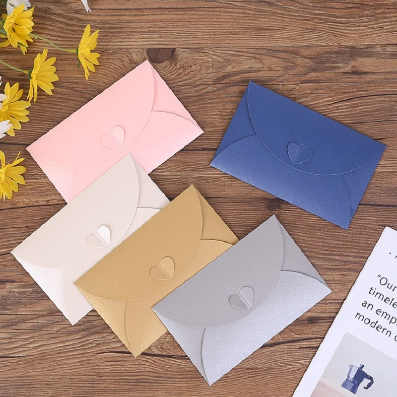 Letter Envelope Kraft - 50pcs/lot Envelope High-grade 250g Pearlescent Paper