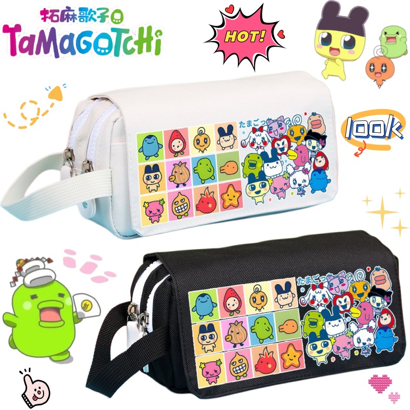 Pencil Case Large - Tamagotchi Kuchipatchi Mimitchi Mametchi animation peripheral