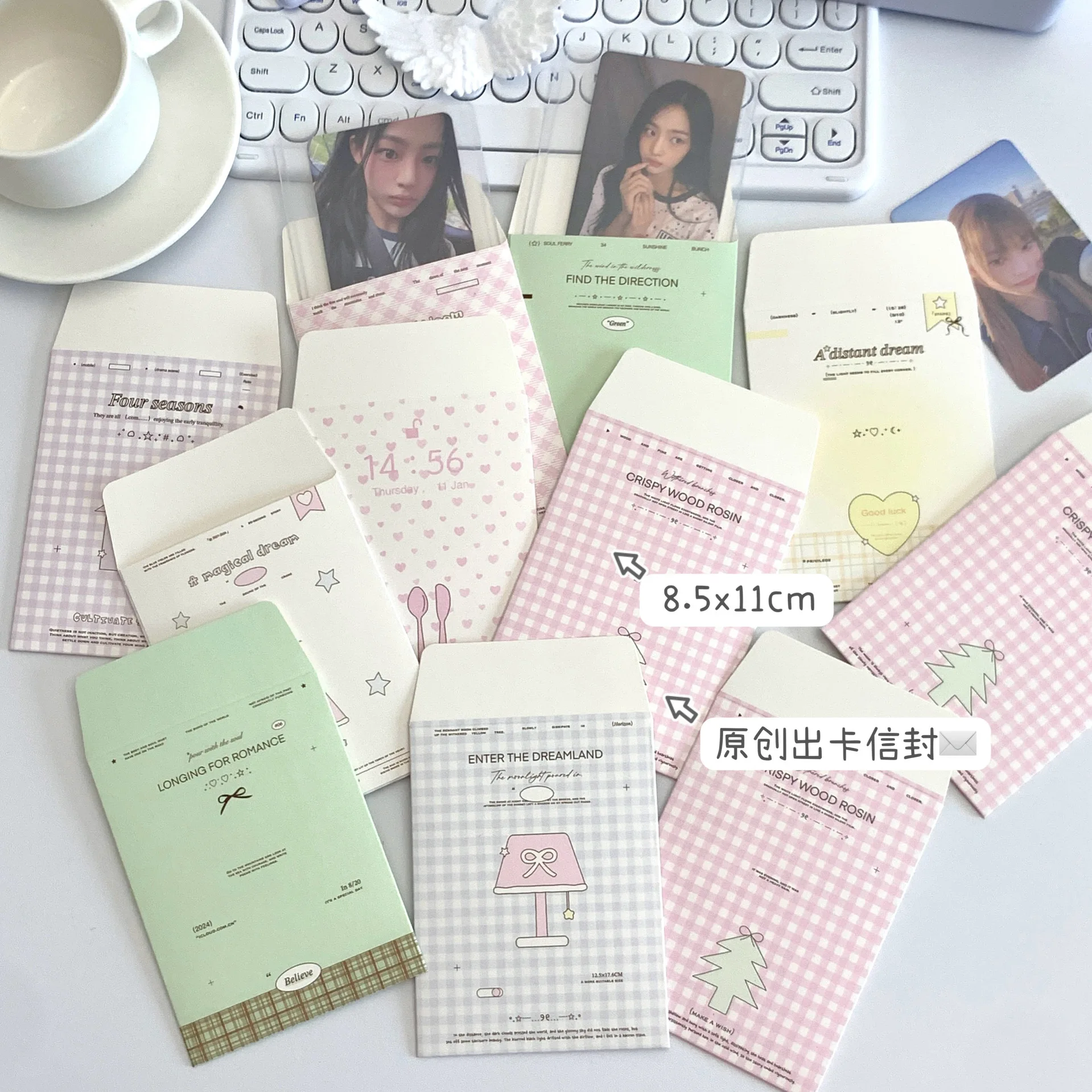 Letter Envelope Kraft - 6pcs Card Sleeve Envelope Bag Packaging