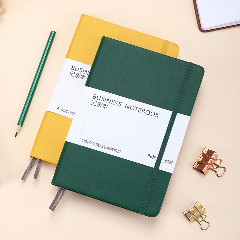 Notebook Dotted A5 - A5 Hard Cover Notebook - 192