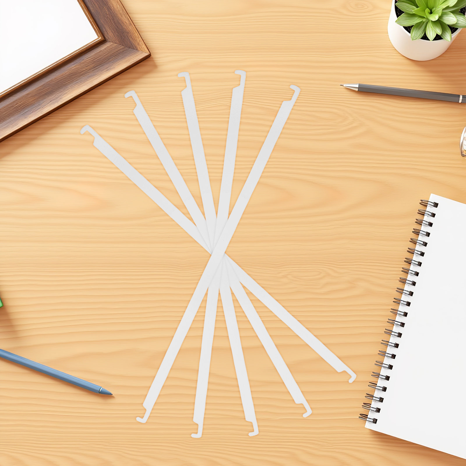 File Folder Hanging - 10pcs Office Hanging Metal Rods: Filing