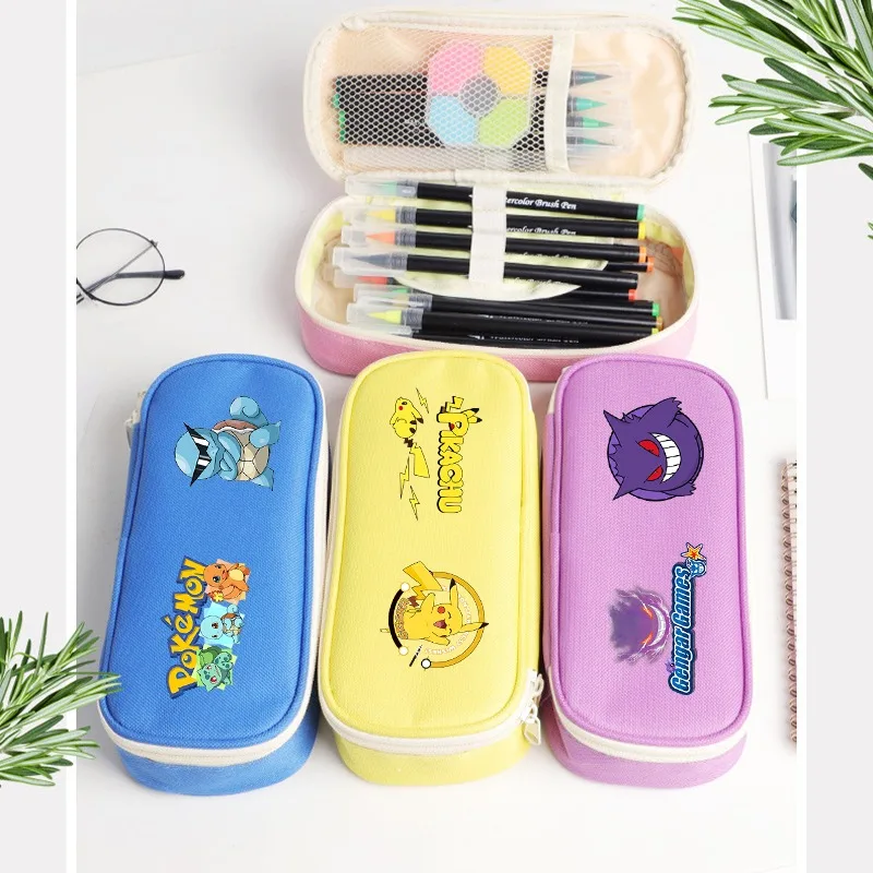 Pencil Case Large - Pokemons Pikachu Pencil Case Cute Student