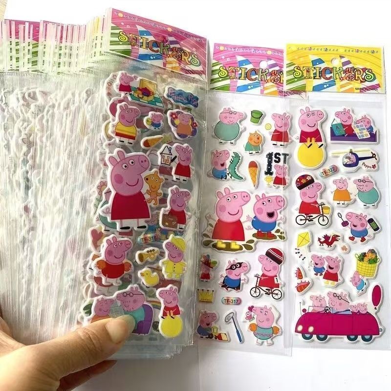 Memo Pad Sticky - Peppa Pig cartoon sticker notebook sticker,