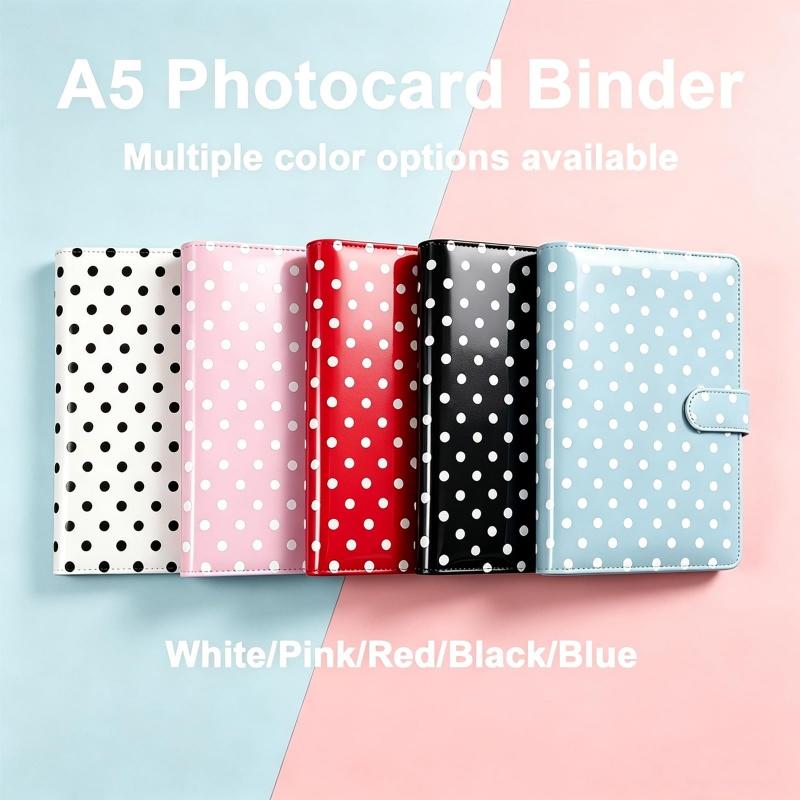 Notebook Dotted A5 - A5 Polka Dot 6 Ring Card