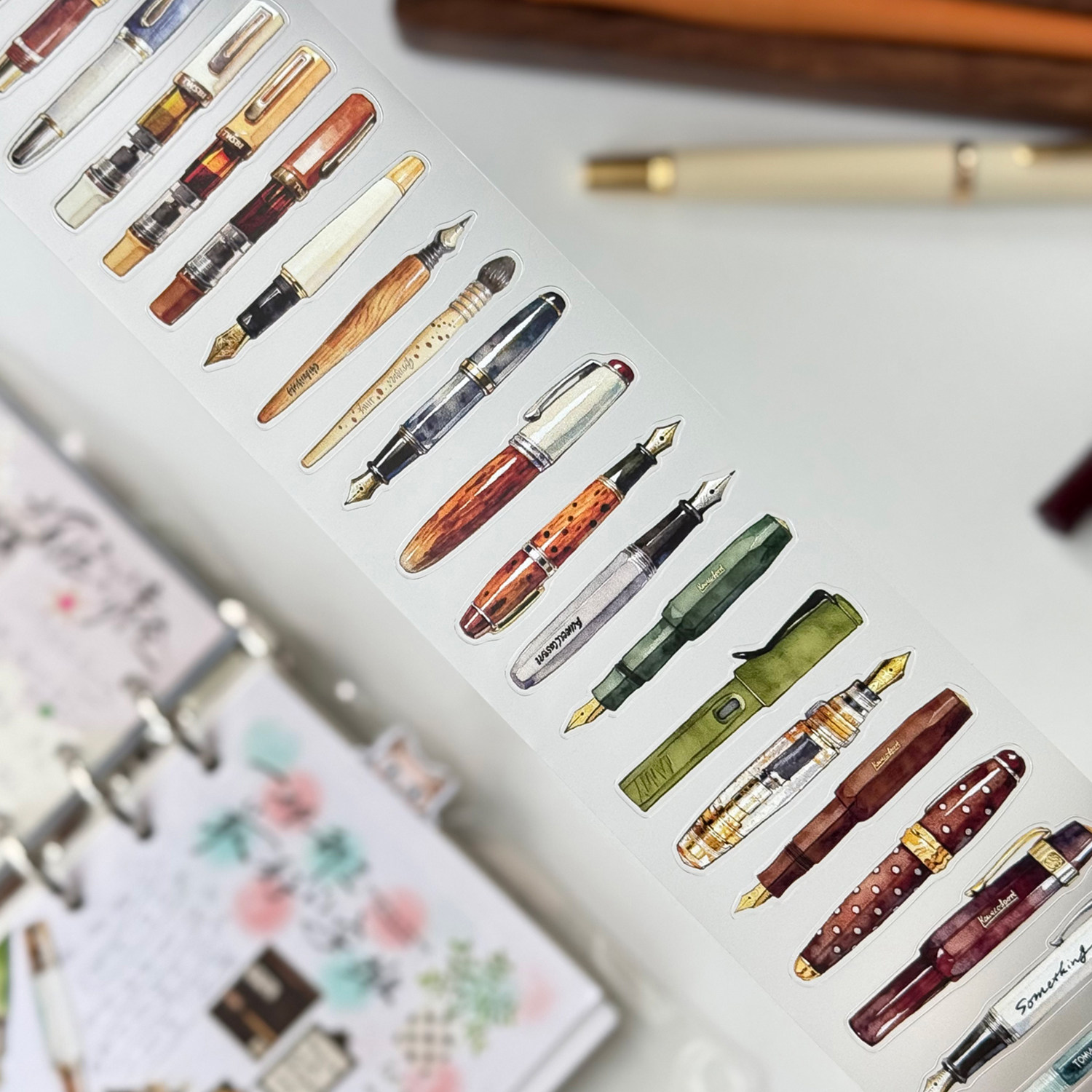 Washi Tape Set - DengDeng Studio Vintage Dreamy Pen Collection
