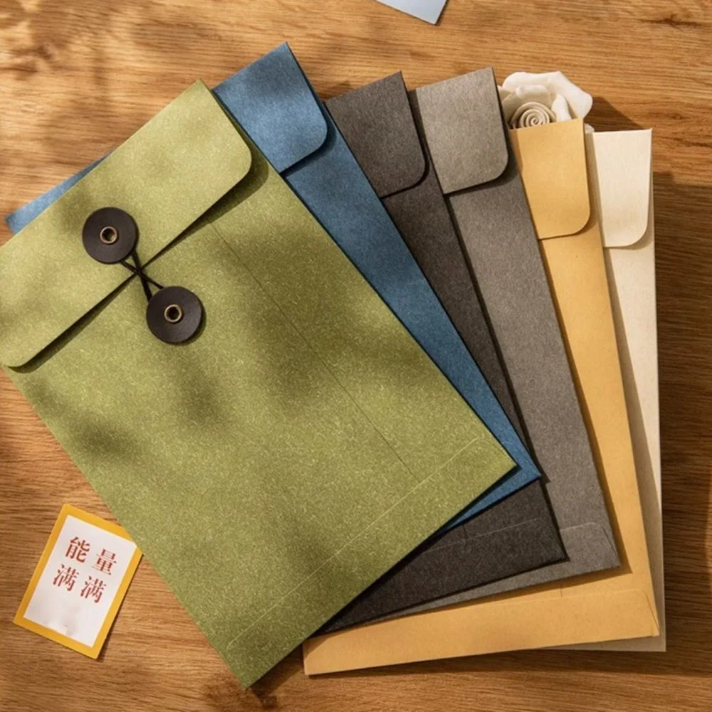 Letter Envelope Kraft - A4/A5 Kraft Paper Envelopes with String