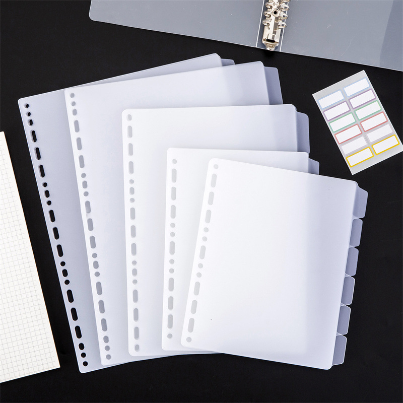 Index Tab Divider - A4 A5 B5 Binder Dividers Genera