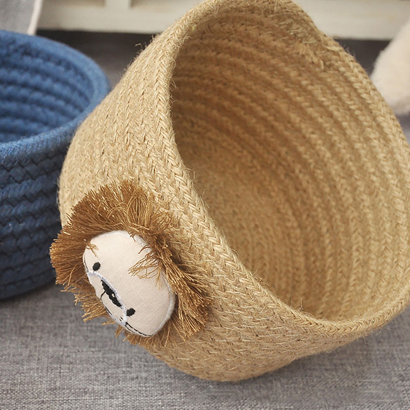 Lion Stationery & Office Supply(Kunshan)Co.Ltd - Cartoon Lion Woven Storage Basket For