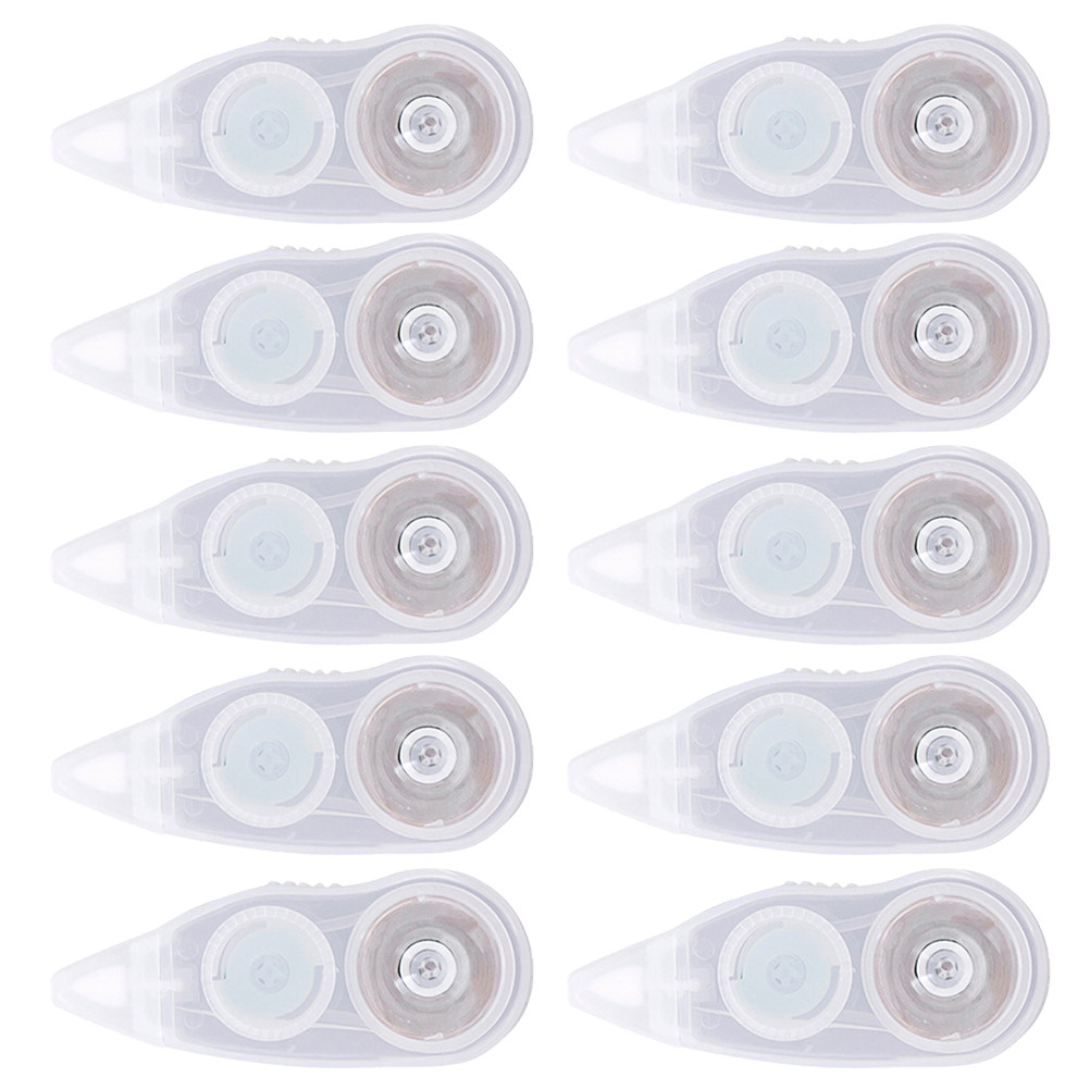 Correction Tape Roller - 10Pcs White Correction Tape Smooth Roller