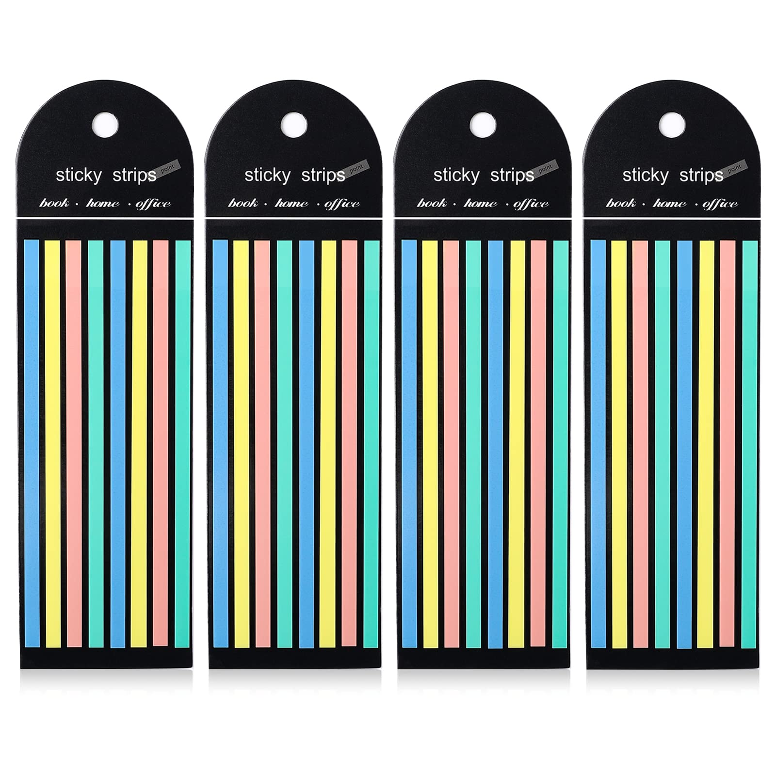 Index Tab Divider - Multi-colored Long Strip Index Stickers, Writable