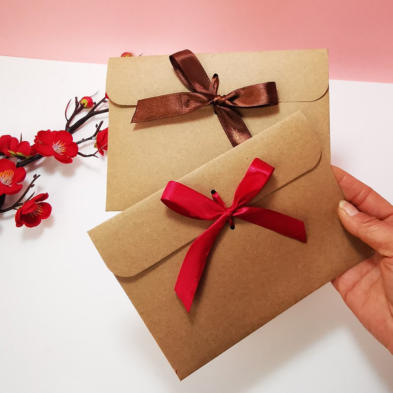 10Pcs Retro Kraft Envelope Bag - Letter Envelope Kraft 评论和价格