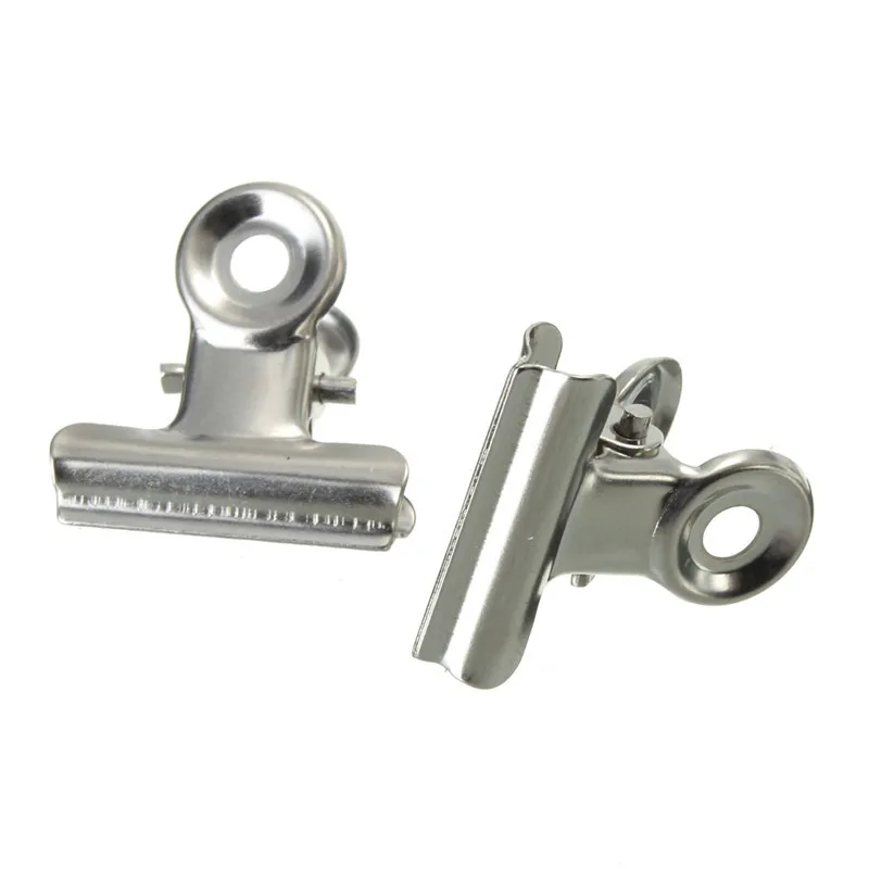 Affordable 10 Pcs Silver Tone  - Binder Clip Assorted 评论和价格