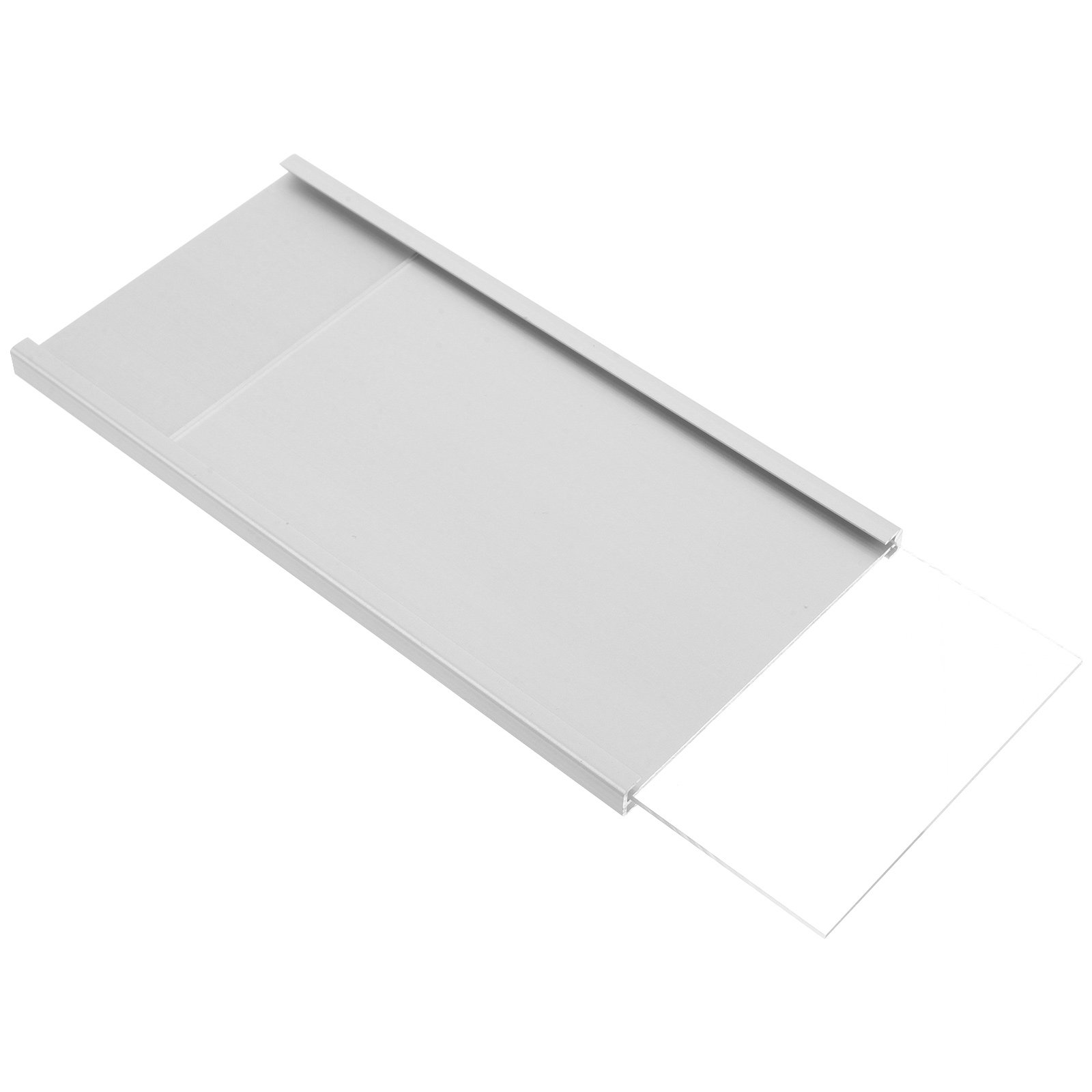 Sleek Aluminum Name Plate Hold - Desk Name Plate 评论和价格