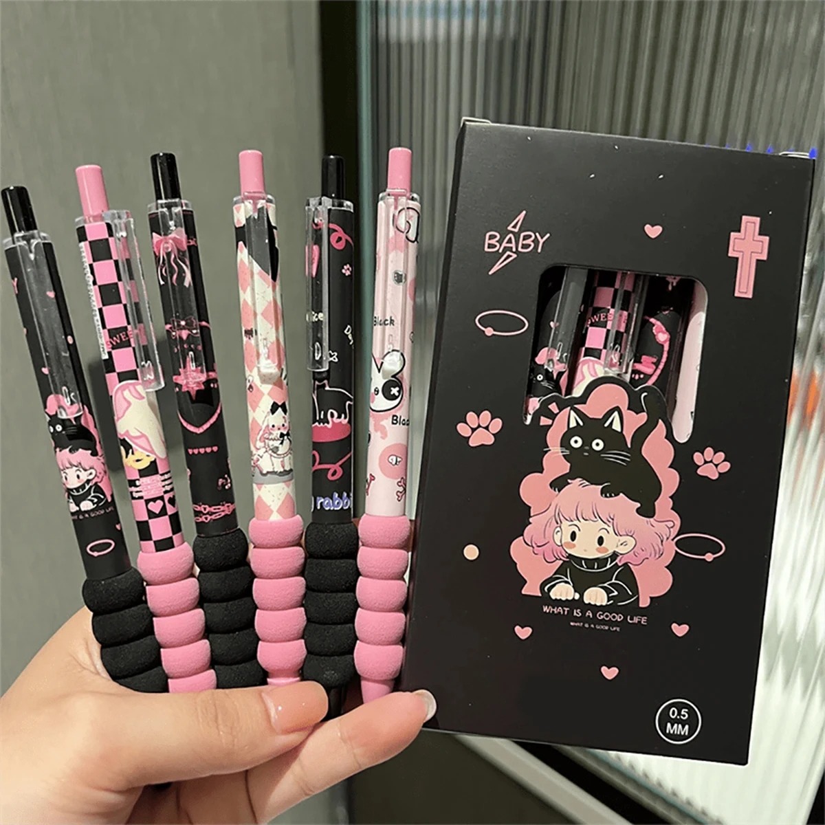 6-Piece Fashionable Cute Neutr - Ideal Stationery & Office Supply 评论和价格
