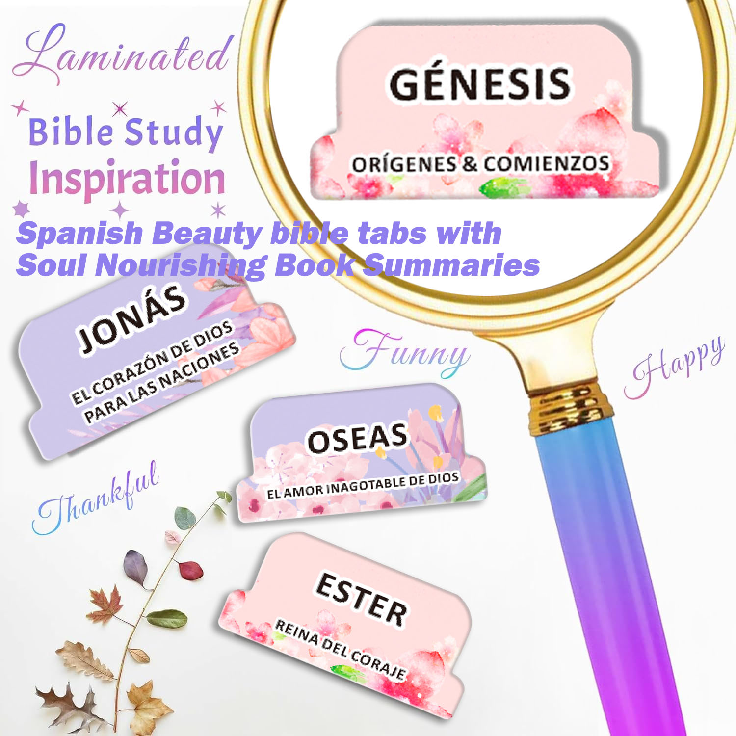 80pcs Spanish Bible Tabs-Soul  - Index Tab Divider 评论和价格