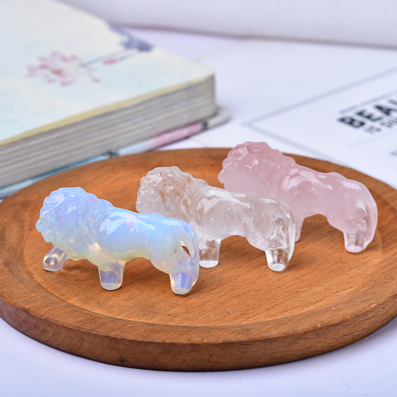 Natural Crystal Obsidian Lion. - Lion Stationery & Office Supply(Kunshan)Co.Ltd 评论和价格