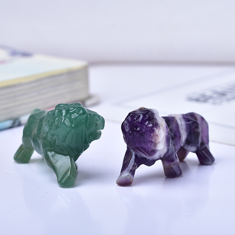 Natural Crystal Obsidian Lion. - Lion Stationery & Office Supply(Kunshan)Co.Ltd 评论和价格