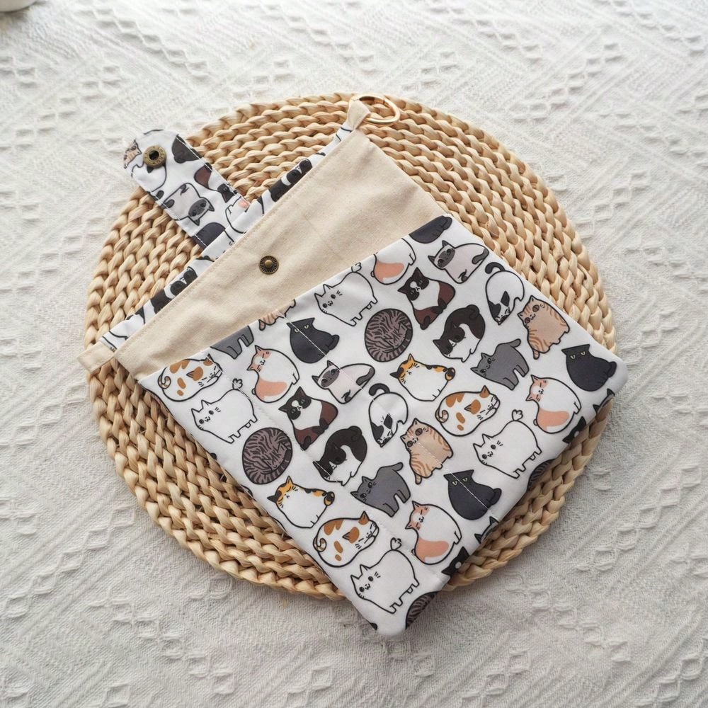 1PC Mellow Cat Canvas Book Bag - Ideal Stationery & Office Supply 评论和价格