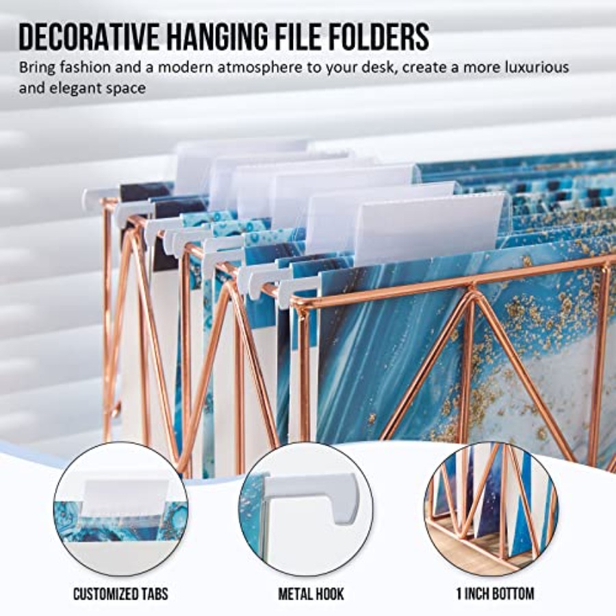 Y YOMA 6 Pack Decorative Hangi - File Folder Hanging 评论和价格
