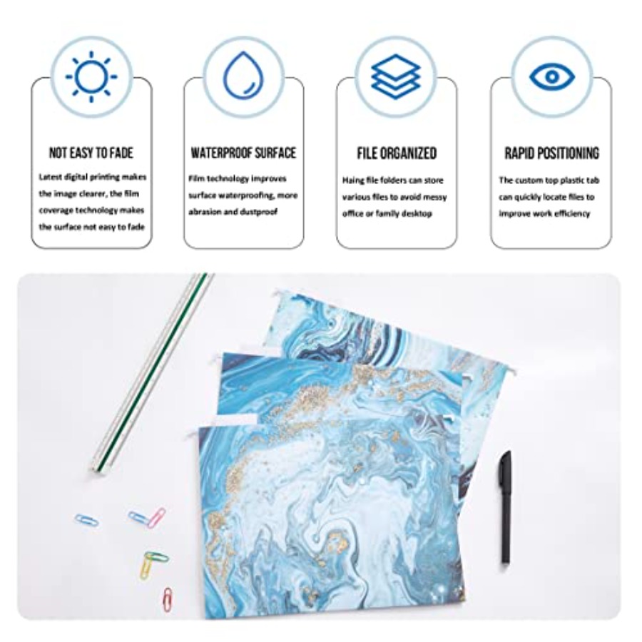 Y YOMA 6 Pack Decorative Hangi - File Folder Hanging 评论和价格