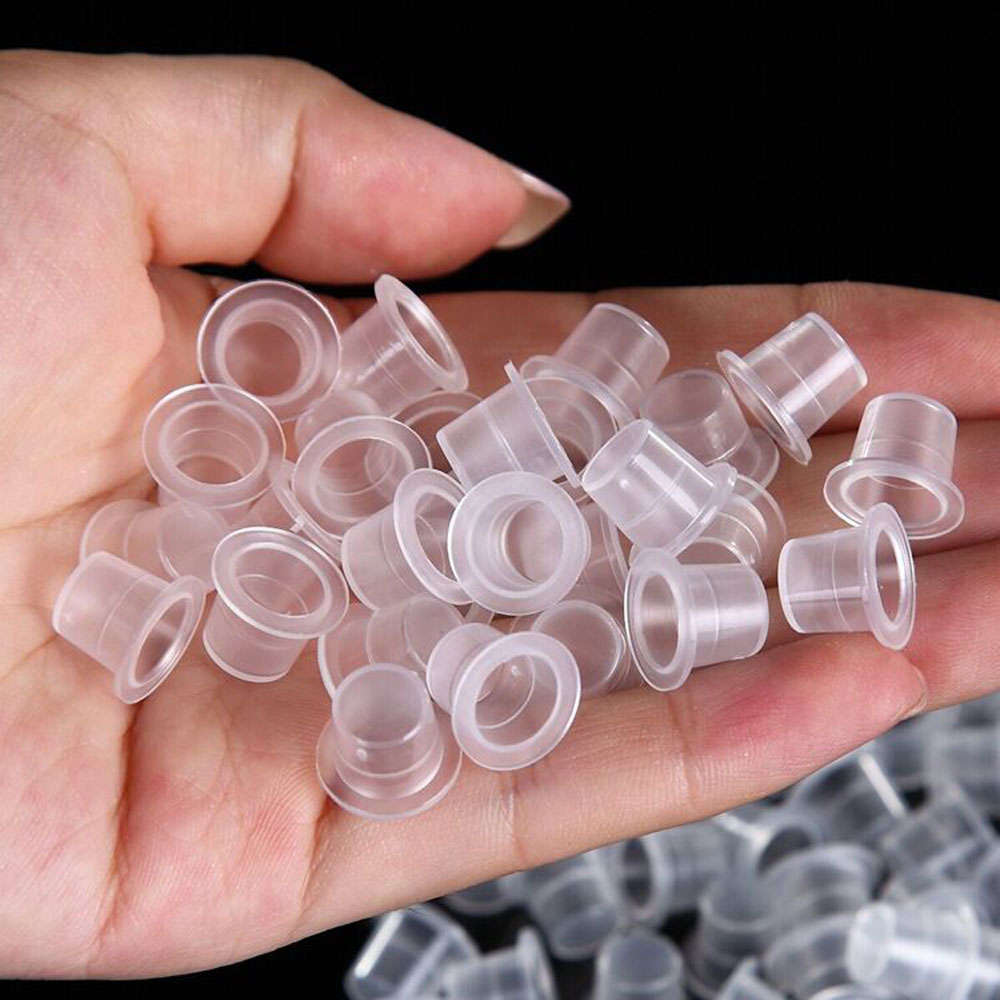 100pcs Transparent Tattoo Pigm - Calligraphy Ink Bottle 评论和价格
