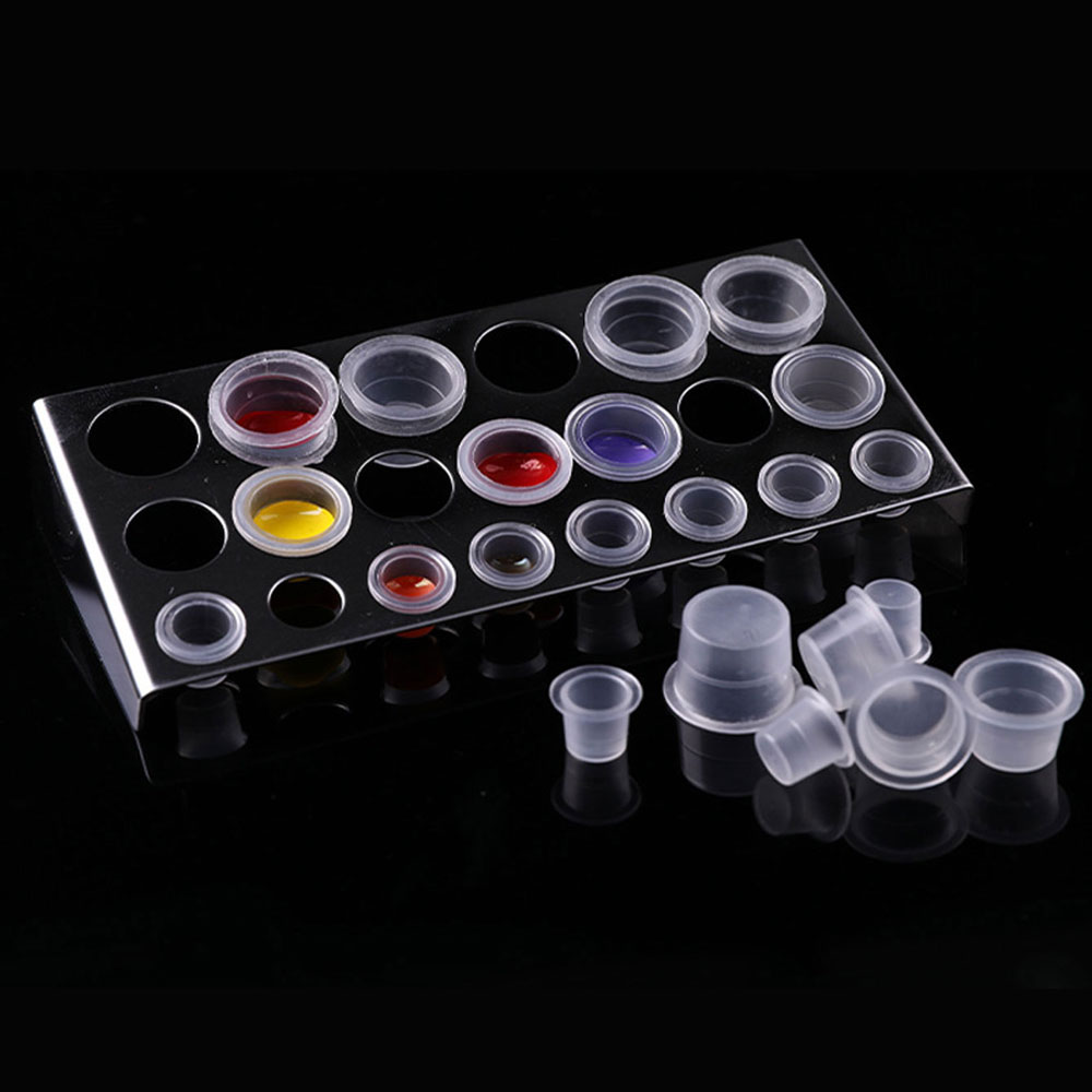 100pcs Transparent Tattoo Pigm - Calligraphy Ink Bottle 评论和价格