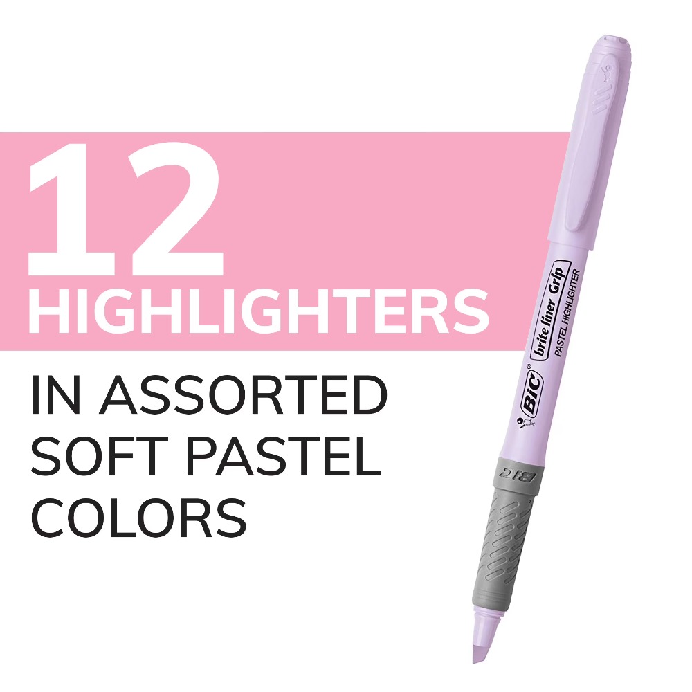 Grip Pastel Highlighters Assor - Supply Of Office Stationery 评论和价格
