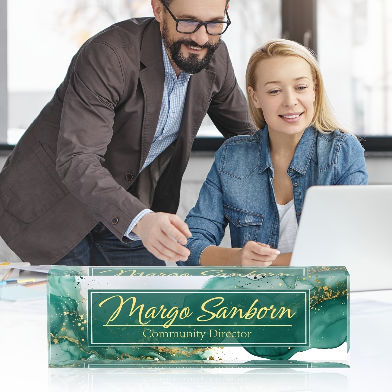 Custom Acrylic Desk Name Plate - Desk Name Plate 评论和价格
