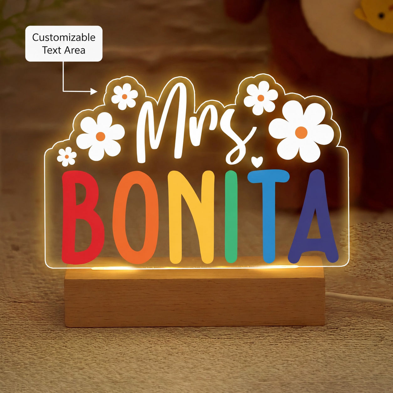 Personalized Teacher Desk Name - Desk Name Plate 评论和价格