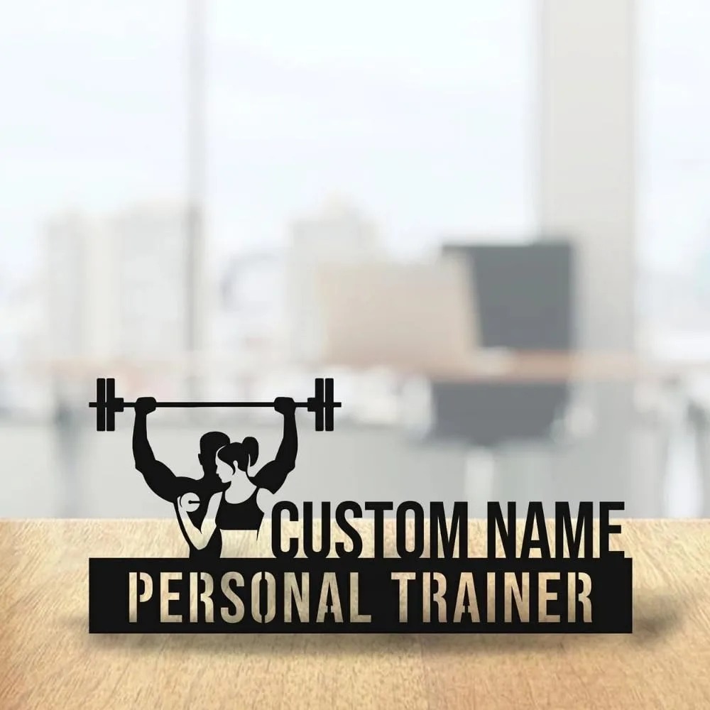 Custom Engraved Personal Train - Desk Name Plate 评论和价格