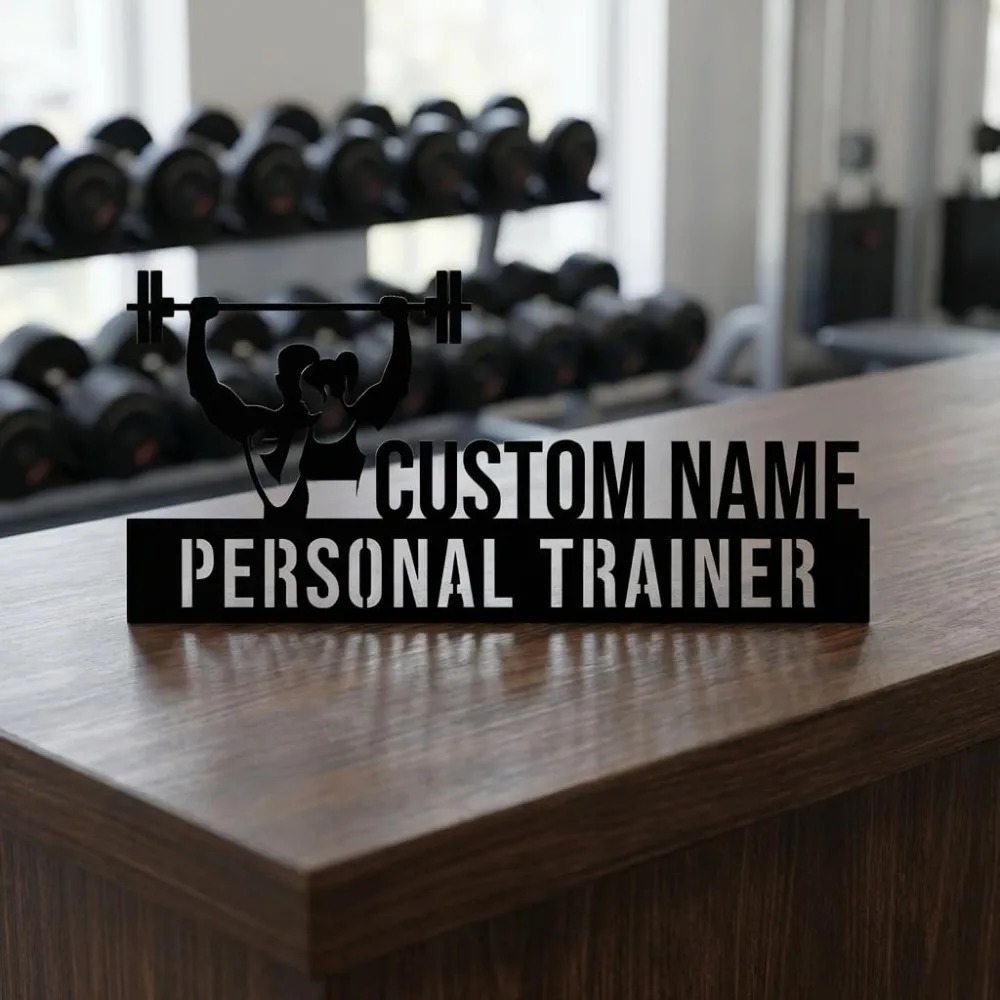 Custom Engraved Personal Train - Desk Name Plate 评论和价格
