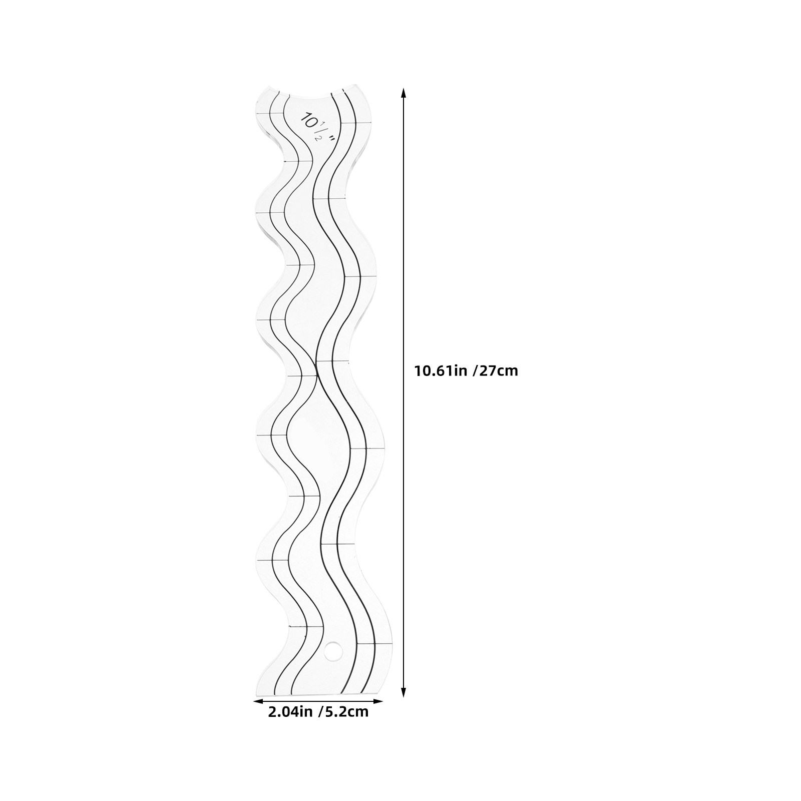 2Pcs Quilting Ruler Set Transp - Ruler Set Transparent 评论和价格