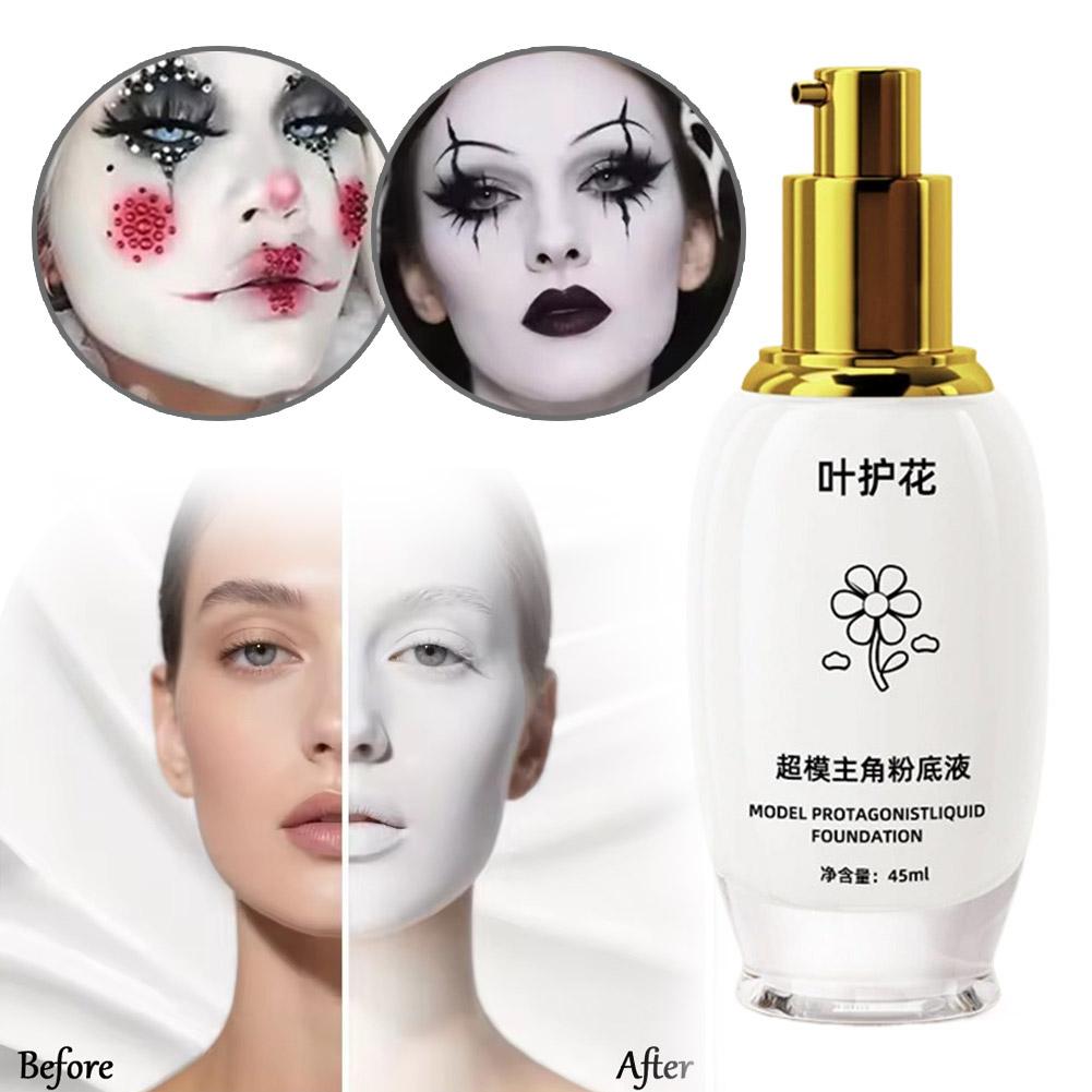 White liquid foundation Long-L - Correction Fluid White 评论和价格