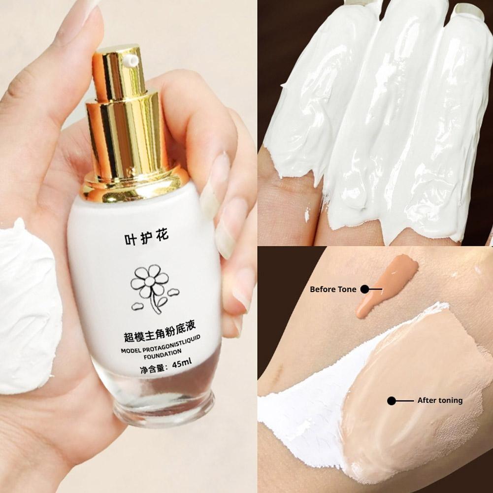 White liquid foundation Long-L - Correction Fluid White 评论和价格