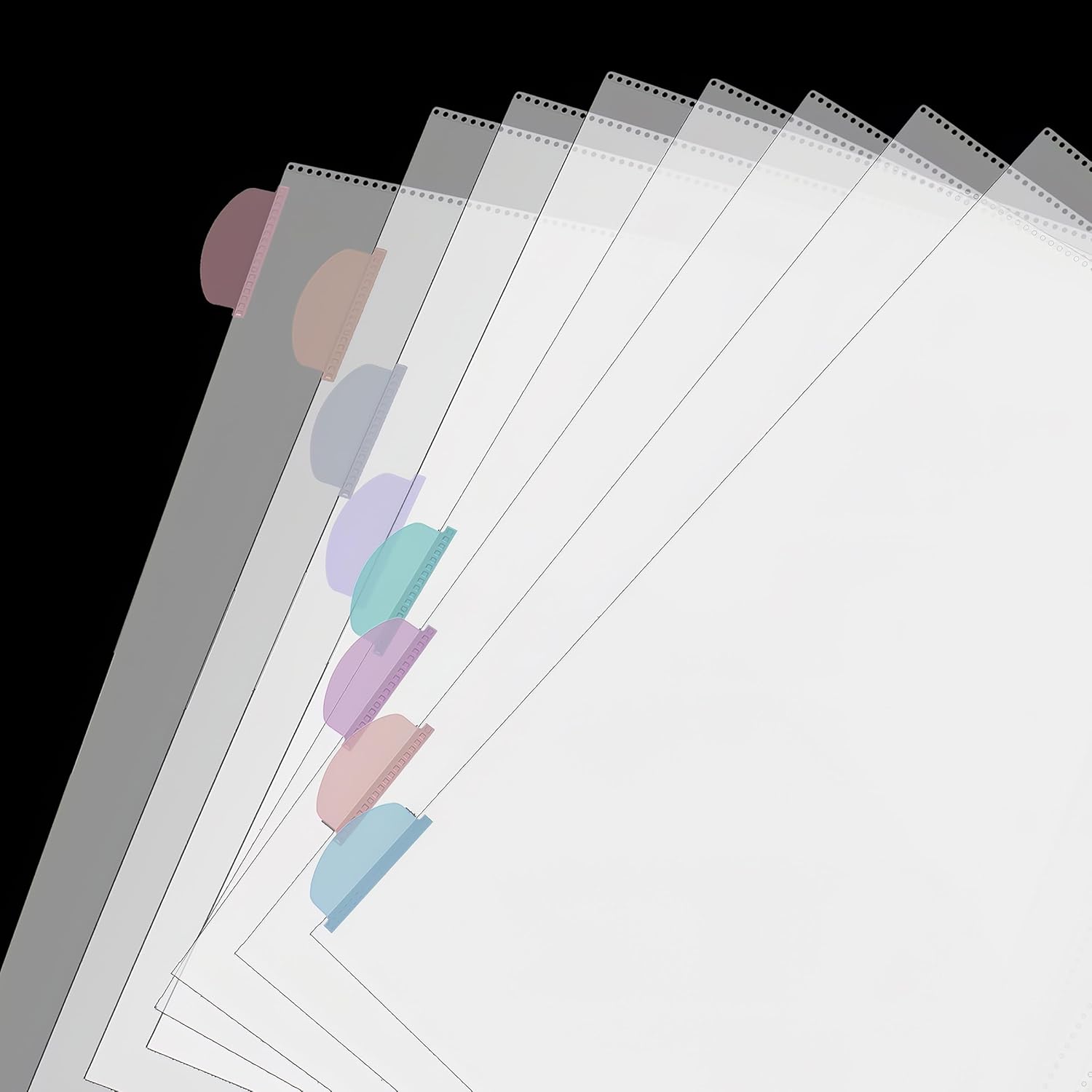 A4 Clear Sheet Protectors with - Index Tab Divider 评论和价格