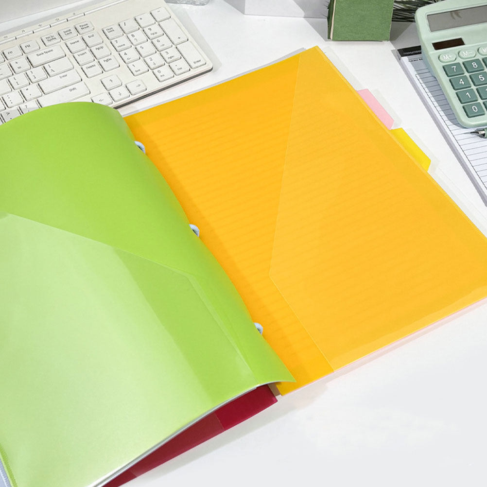 5Pcs Three Hole Index Page Fol - Index Tab Divider 评论和价格