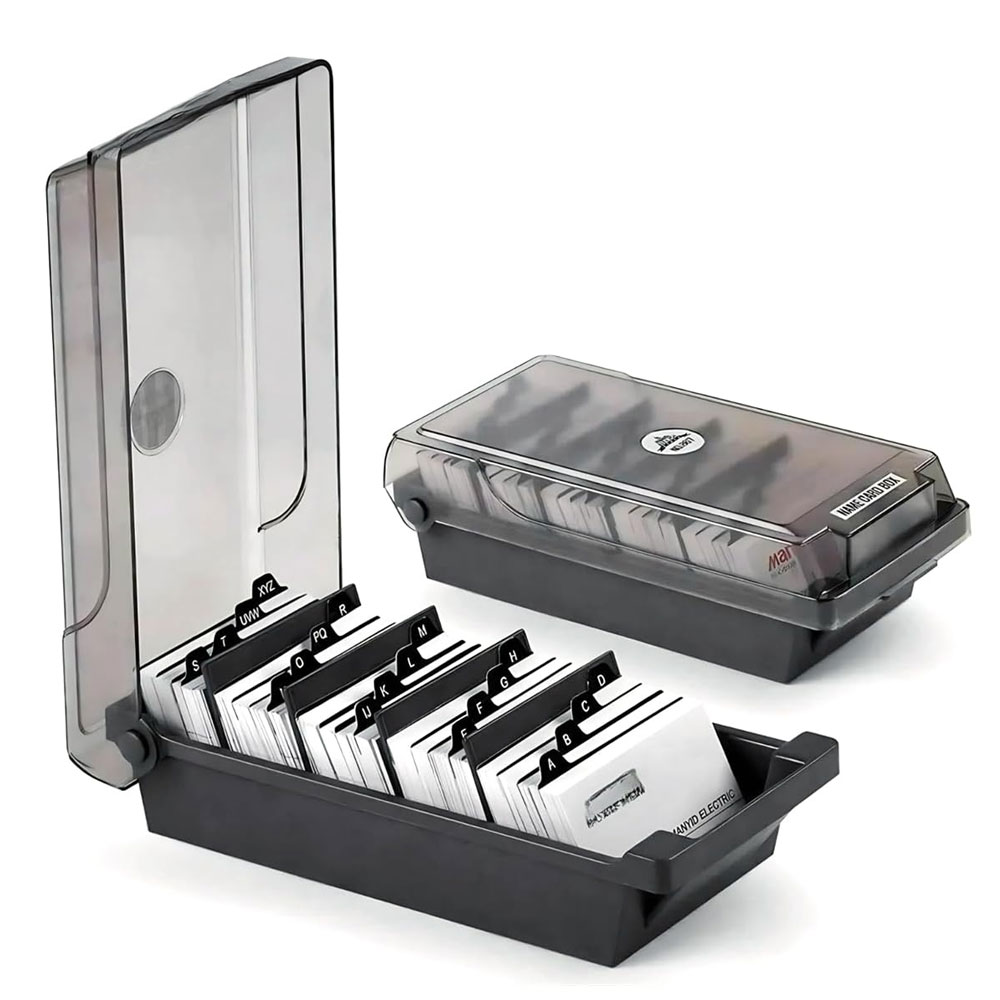 Desktop Business Card Box, Lar - Index Tab Divider 评论和价格