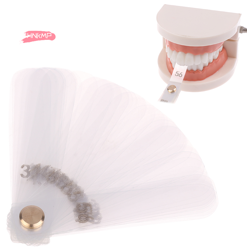 56Pcs Dental Interproximal Red - Ruler Set Transparent 评论和价格