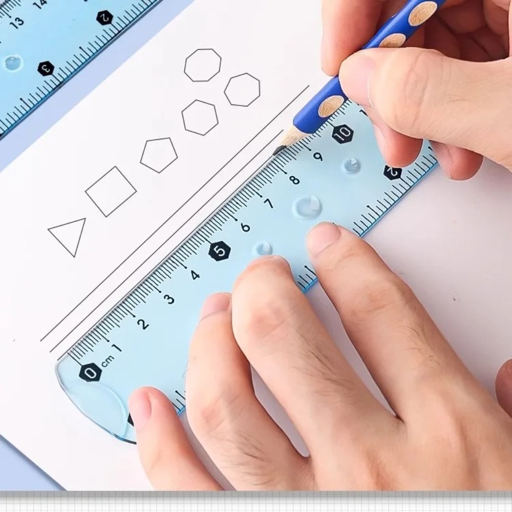 1/3pcs Transparent Soft Ruler, - Ruler Set Transparent 评论和价格