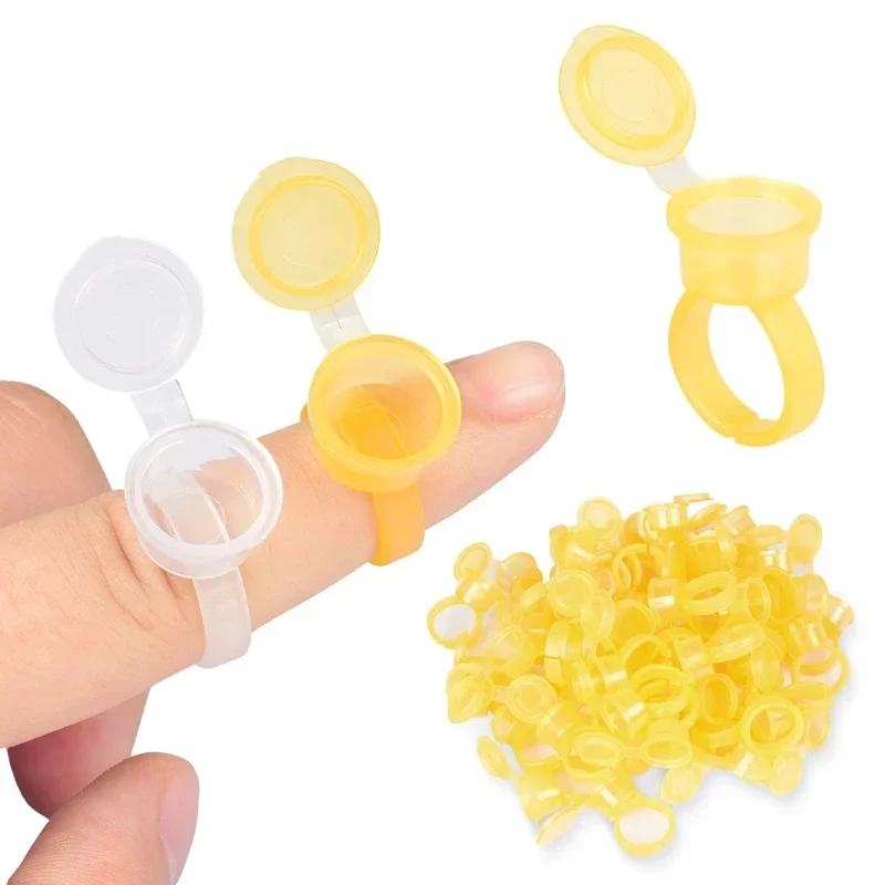50PCS Tattoo Pigment Ink Ring  - Calligraphy Ink Bottle 评论和价格