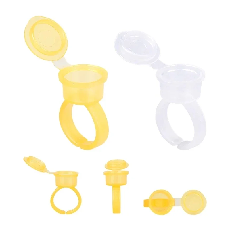 50PCS Tattoo Pigment Ink Ring  - Calligraphy Ink Bottle 评论和价格