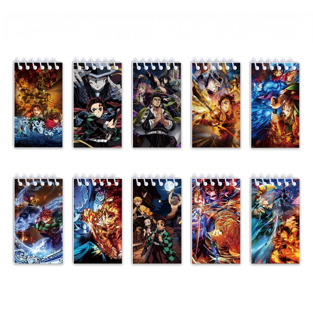 10PCS Demon Slayer Notepads. S - Supply Of Office Stationery 评论和价格