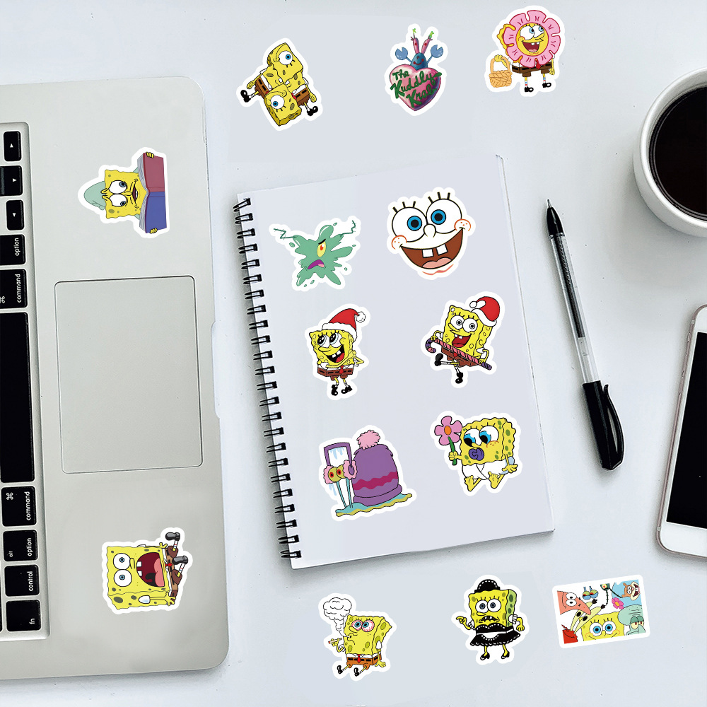 100pcs Kawaii SpongeBob Cartoo - Memo Pad Sticky 评论和价格