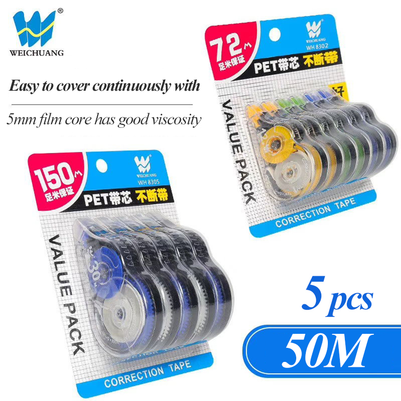 6pcs/Set School Correction Tap - Correction Tape Roller 评论和价格