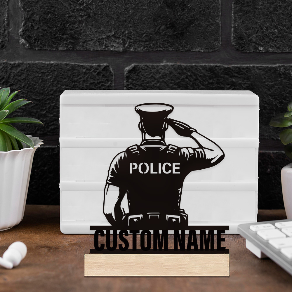 Personalized Metal Police Badg - Desk Name Plate 评论和价格