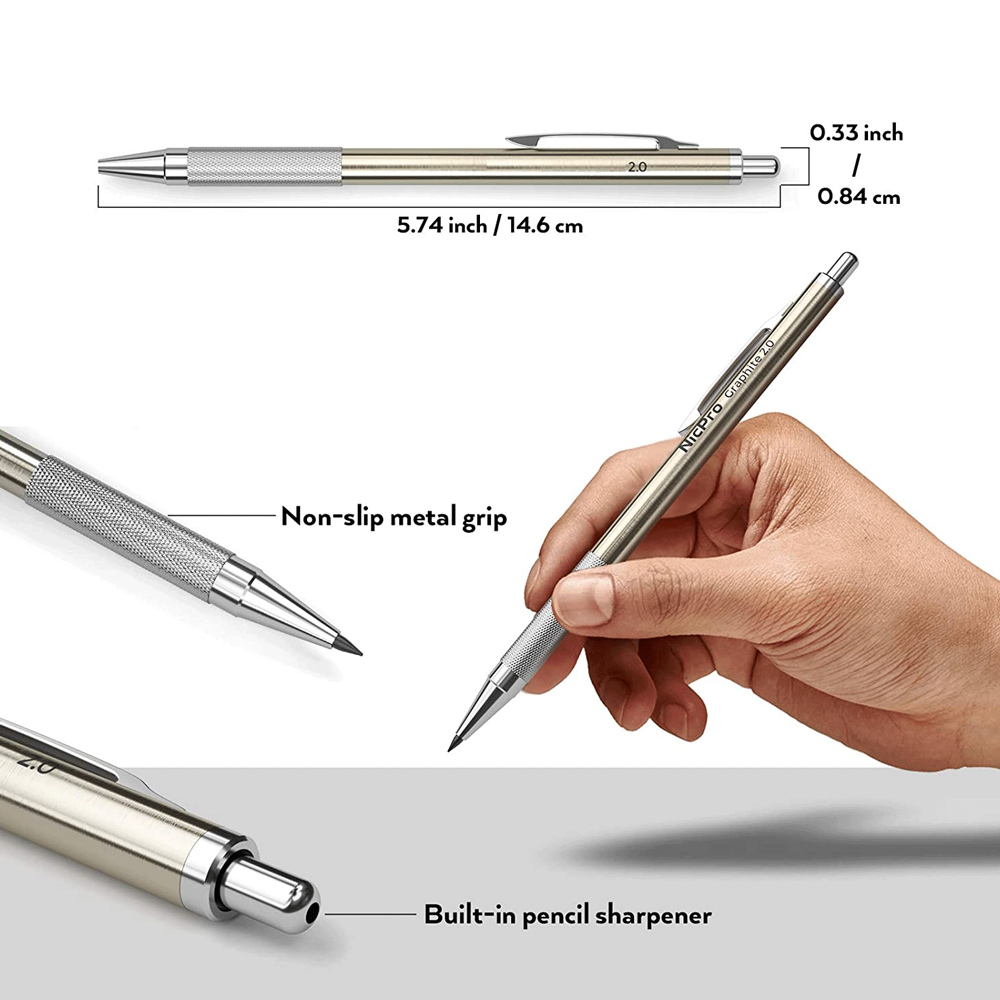 2.0mm 2B Mechanical Pencils Au - Ideal Stationery & Office Supply 评论和价格