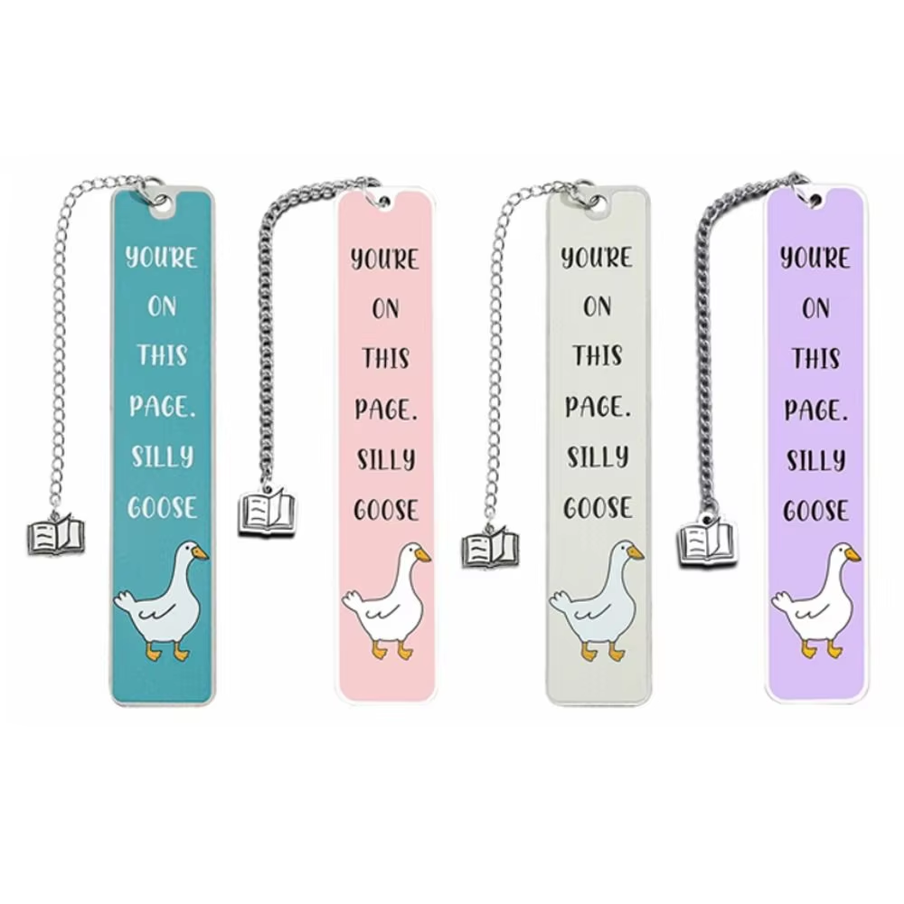 Cute Silly Goose Metal Bookmar - Ideal Stationery & Office Supply 评论和价格