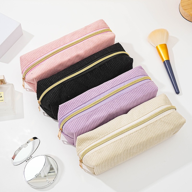 4pcs Durable Corduroy Storage  - Ideal Stationery & Office Supply 评论和价格